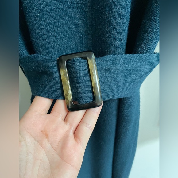 Ann Taylor Belted Turtleneck Sweater Dress - Picture 2 of 4